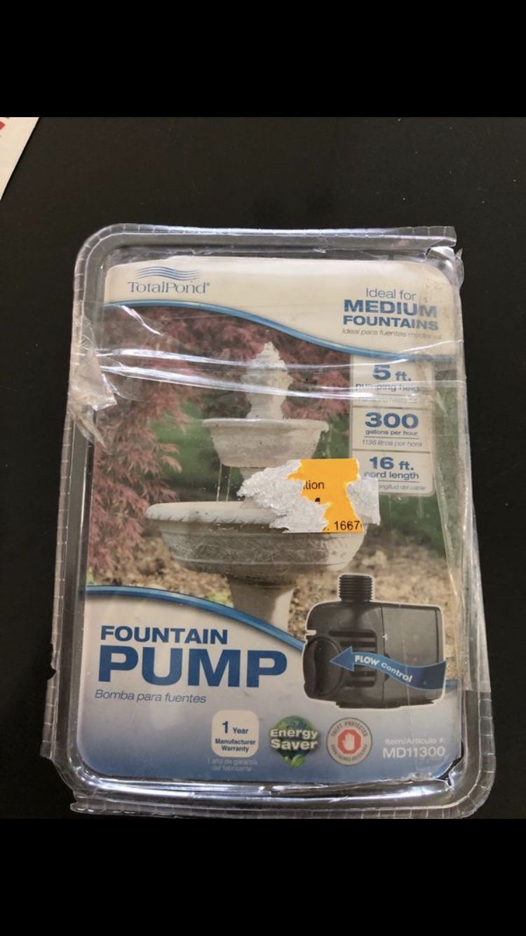 Pond & Fountain Pump