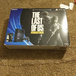 PS4 THE LAST OF US MINT BOX ONLY FOR CONSOLE