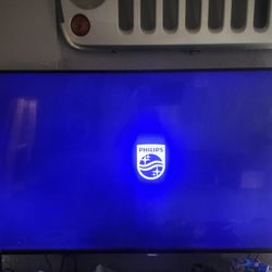 60 Inch Phillips Smart TV With Remote And Wall Mount