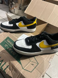 Size 11 - Nike Air Force 1 '07 LV8 Athletic Club - Black University Gold