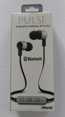 iWorld Pulse earbuds on line earphones with microphone compatible
