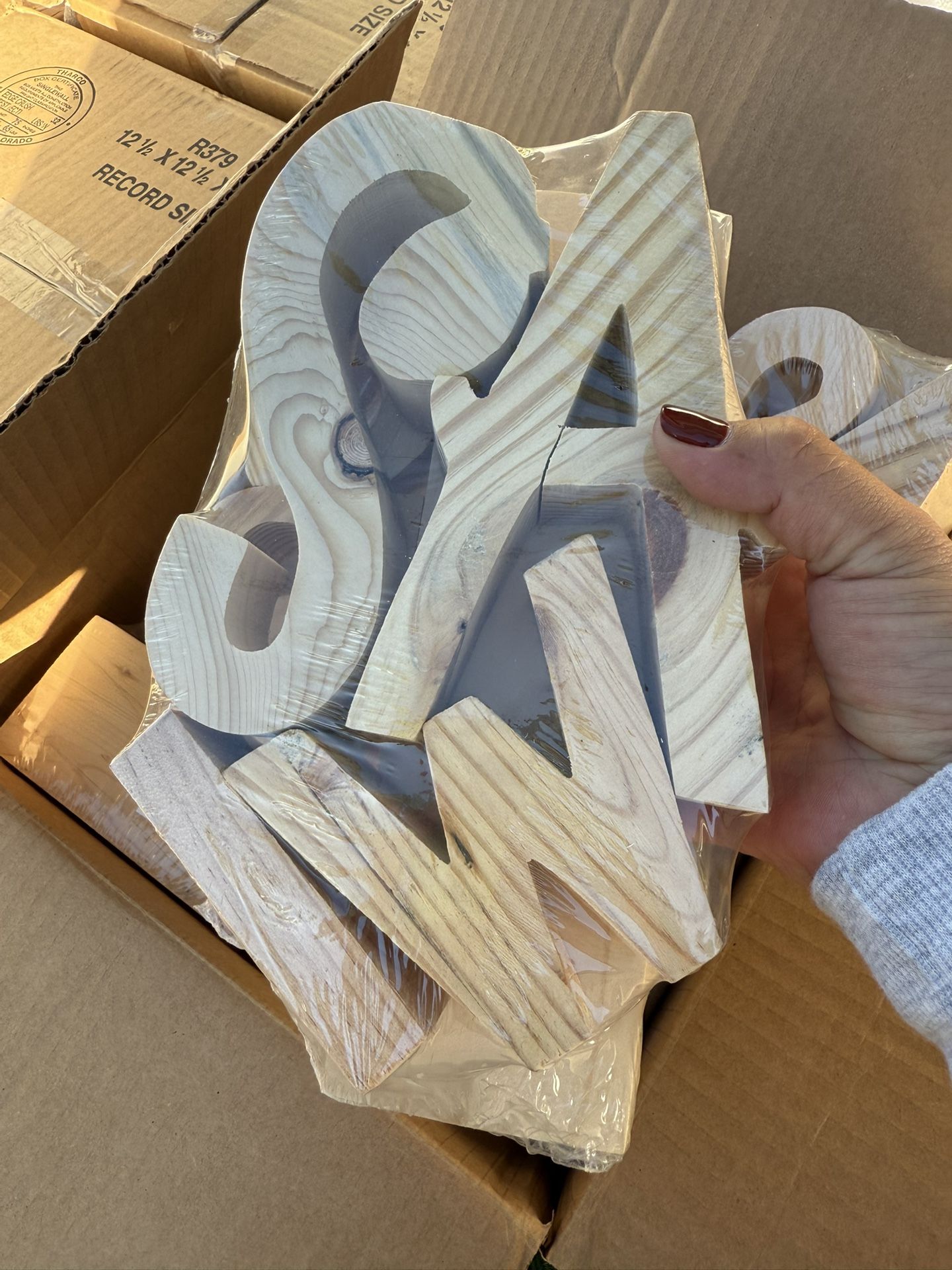 Wood Letters
