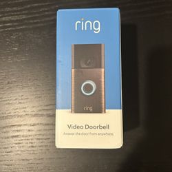 Brand New Ring Doorbell - Venetian Bronze