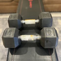 Dumbbells And Workout Bench 