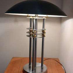 Antique Pewter Lamp
