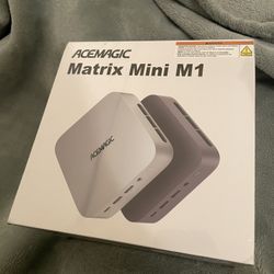 ACEMAGIC Matrix Mini M1 Mini PC – Intel i9-11900H, 32GB RAM, 1TB SSD (FACTORY SEALED)