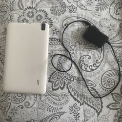 Tablet With Charger 
