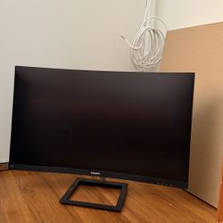 Phillips 32 inch curved 4k 60hz monitor/tv