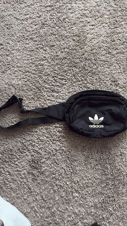 Adidas Originals Black Waist Bag / Fanny Pack – Trefoil Logo