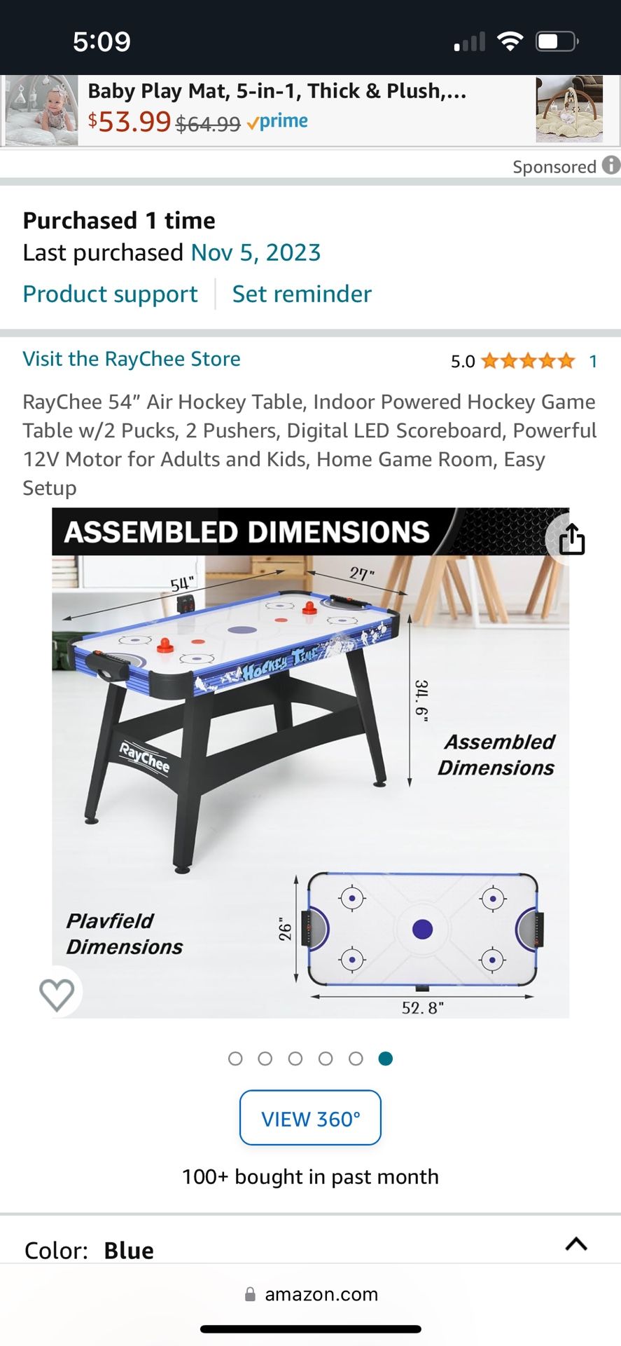 Air Hockey Table 