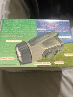 Flashlight with radio