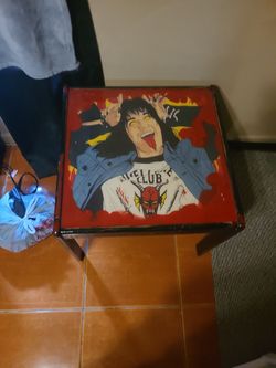 One Of A Kind Eddie Hell Fire Side Table