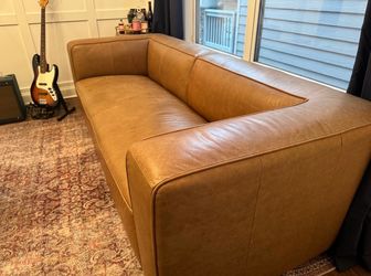 CB2 Lenyx Sofa Bello Saddle Bench Sofa