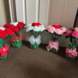 Valentines Gift (Crochet Roses)