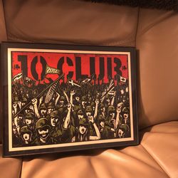 Framed Pearl Jam  Ten Club 2012