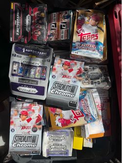 Mixed Sports Trading Card Box Lot