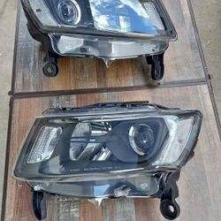14-16 Jeep Grand Cherokee Pre Facelift Headlights Faros Calaveras Micas Luces 
