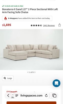 Modular U shaped Sectional