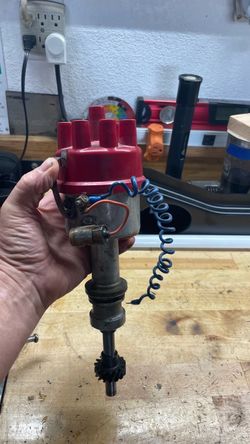 Vintage mallory  dual point distributor for ford 351c, 400, 429 & 460 engines. Stabilized Dual contact points designed to increase coil output 