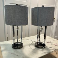 bedside table lamp / lampara de mesa de noche (2)