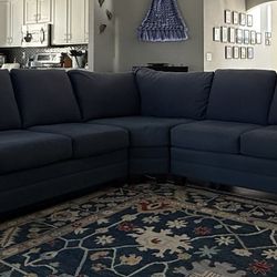 Bassett Sectional Couch W/ Sleeper