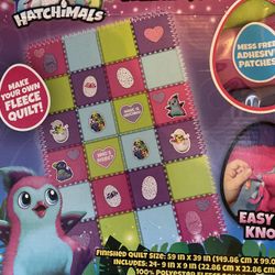 Hatchimals Make Your Own Fleece Quilt