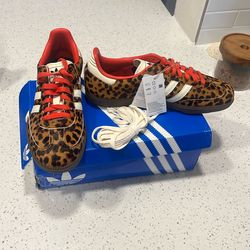 Adidas Sambas Leopard  Size 10