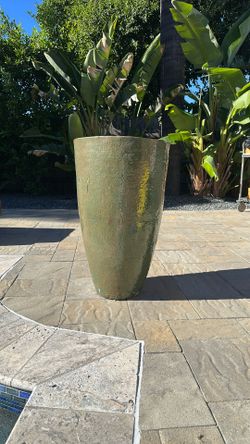 4 Large Ceramic Pots 
