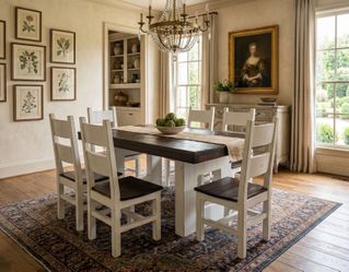 Rustic 7 Pc Dining Set
