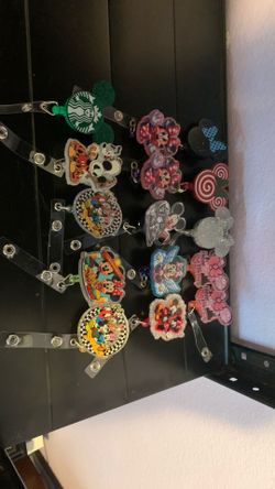 Mickey Mouse Badge Reel Holder / Work ID