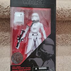 Star Wars The Black Series First Order Snowtrooper Officer Toys R Us Exclusive
