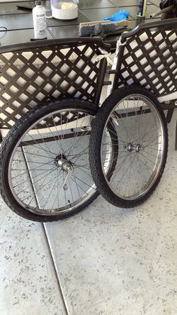 Vintage Schwinn, 26” Wheels, Rims, S-2, Nobby Tires 26x2.125, Original Schwinn Rims, Good tires, Priced To Sell! , Locatedin La Habra