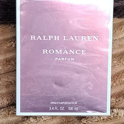 NEW & SEALED AUTHENTIC " RALPH LAUREN ROMANCE WOMAN'S LARGE PARFUM SPRAY 40$
