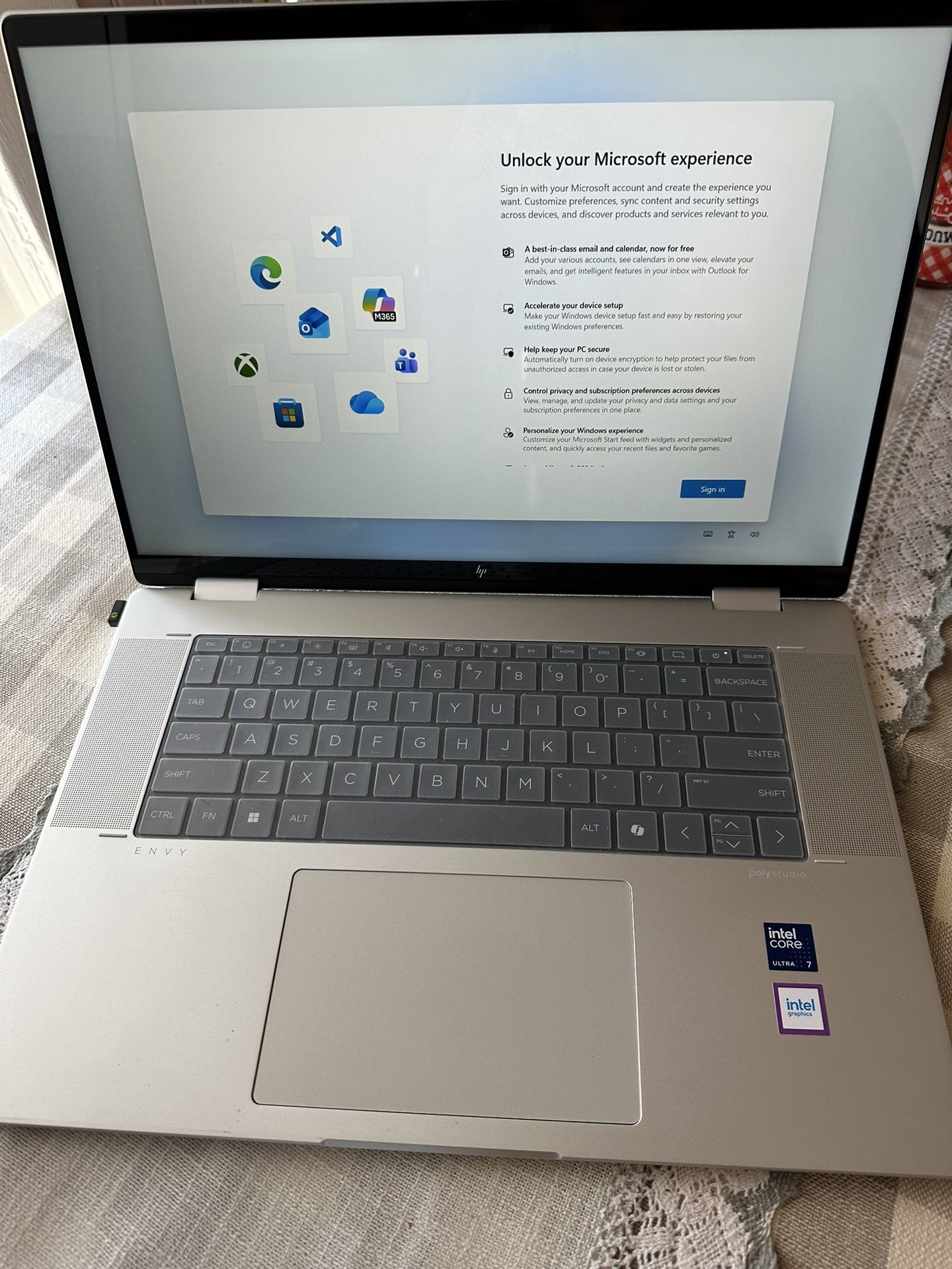 HP Envy x360 16” 2-in-1 Laptop – Intel Core Ultra 7, 16GB RAM, 1TB SSD, 2K Touch Display + Laptop Bag