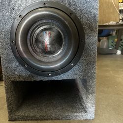 8” American Bass  Ported Horn Box 