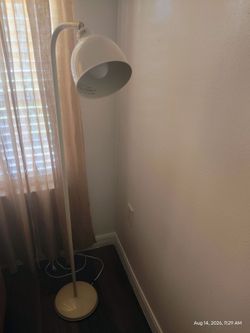 New IKEA beige floor lamp with original box