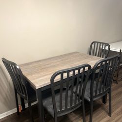 Dining Table With 4 Chairs
