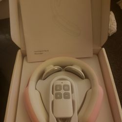 Pink Intelligent Neck Massager And Heats. 
