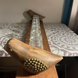 Centerpiece/Wood/Votive Candle Holder.