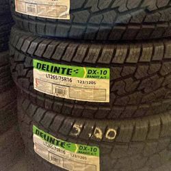 265/75/16 Set De Llantas AT