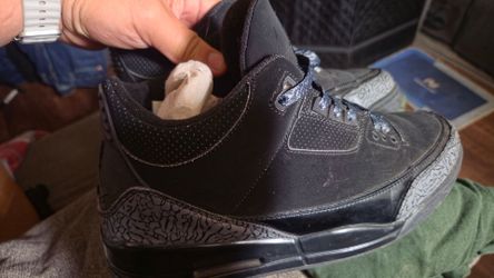 Jordan 3. Black cat. 12 men