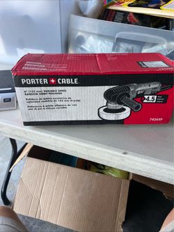 Porter cable variable speed professional orbit polisher. New in box!