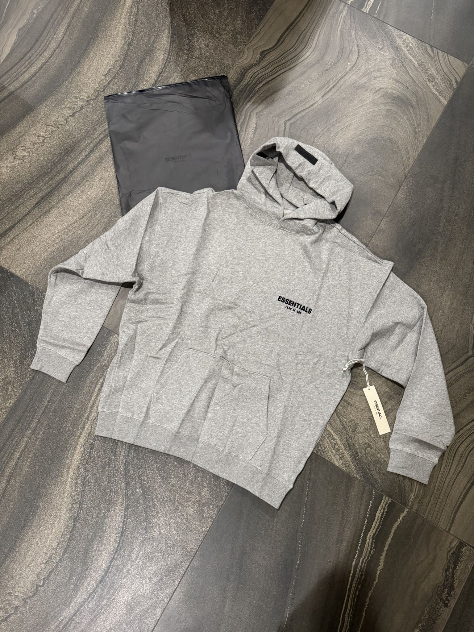 Essentials Fear of God Hoodie Dark Oatmeal