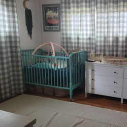 Crib And Rocking Chair