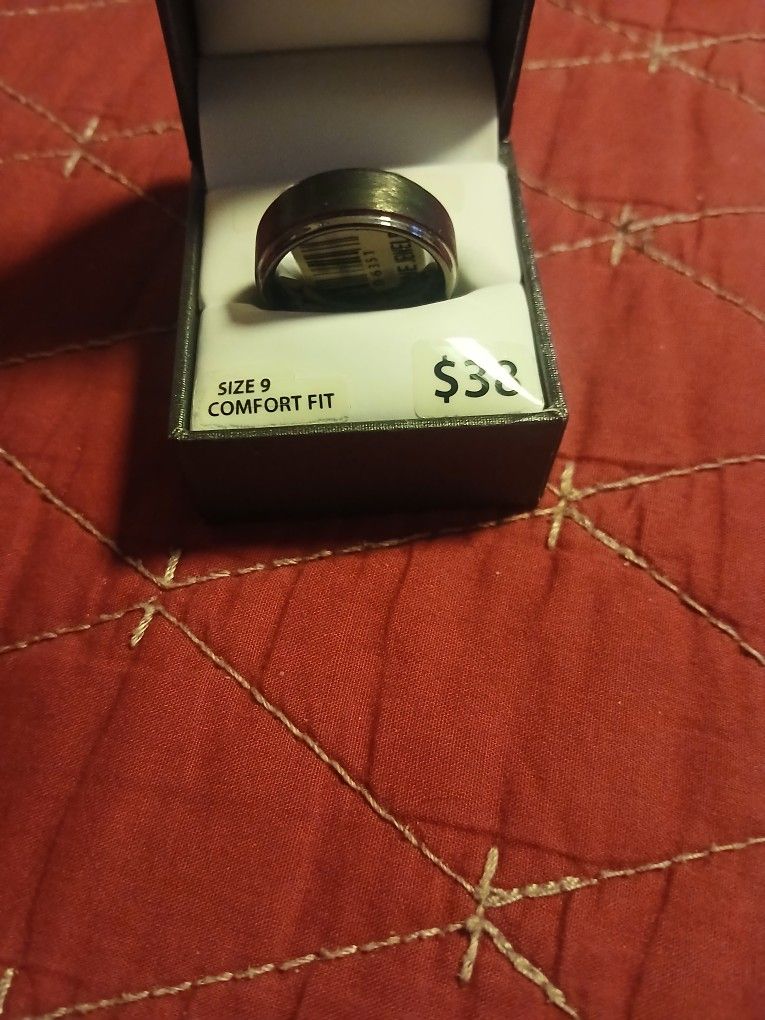 Tungsten Mens Band Size 9 Bramd New
