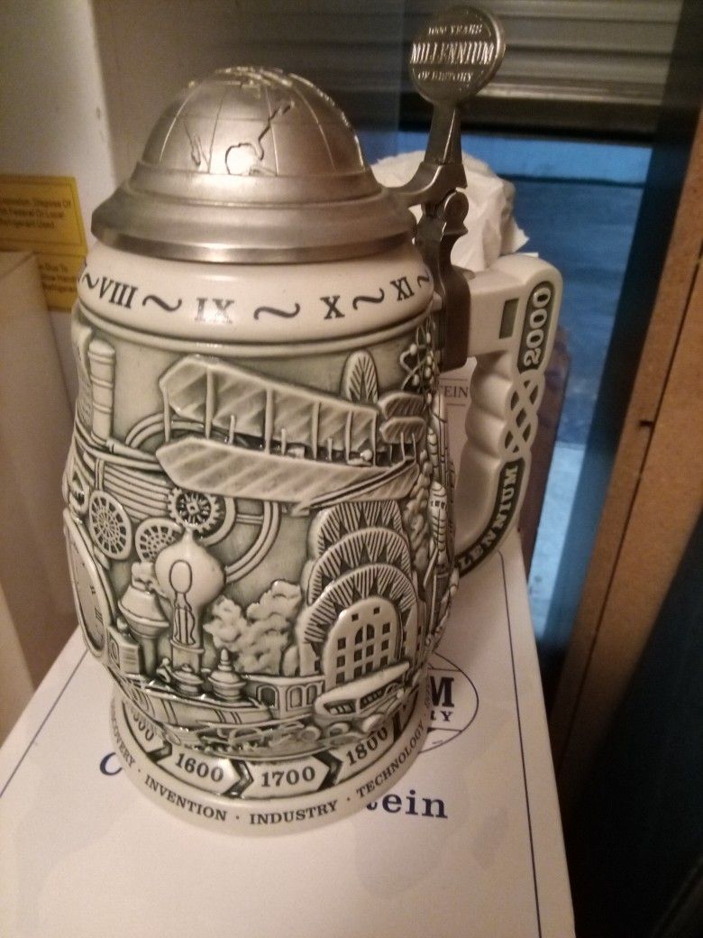 Collector Steins. All New In Boxes