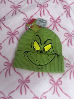 grinch beanie 