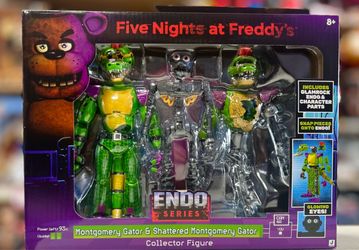 FNAF Endo Series: Montgomery Gator Action Figure Set