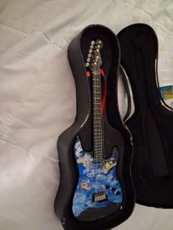 Minature Fender Stratocaster Electric Guitar with Case