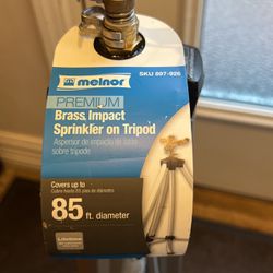Meinor Brass Impact Sprinkler On Tripod. 